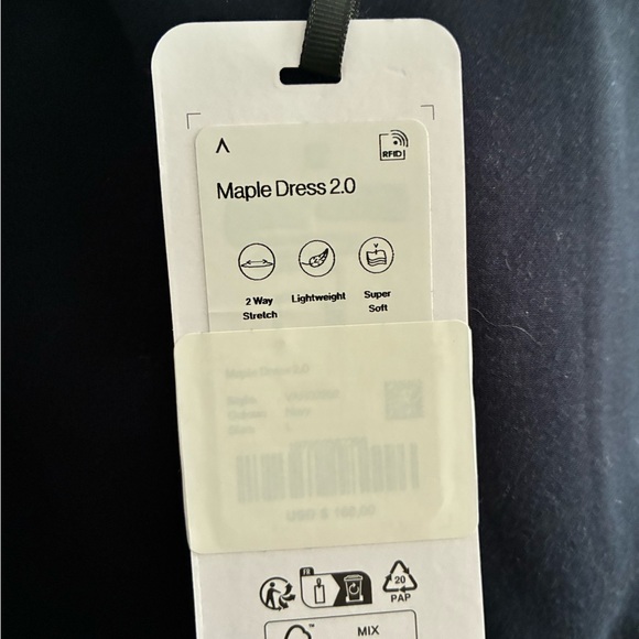 VARLEY MAPLE SHORT-SLEEVE MINI DRESS navy medium Large - Picture 13 of 16